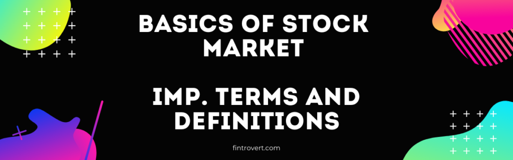 1200x375 Basics of Stock Market Fintrovert